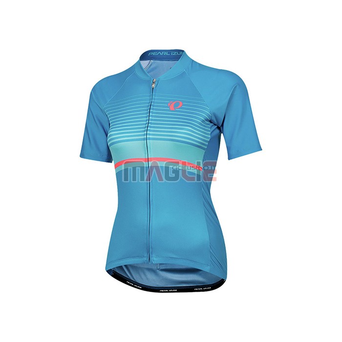 Maglia Donne Pearl Izumi Manica Corta 2021 Celeste - Clicca l'immagine per chiudere